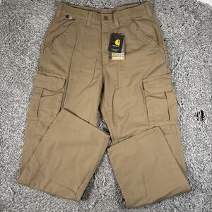Carhartt Flame Resistant Canvas Cargo Pants Mens 34x34 Beige Work NFPA 2112 NWTS